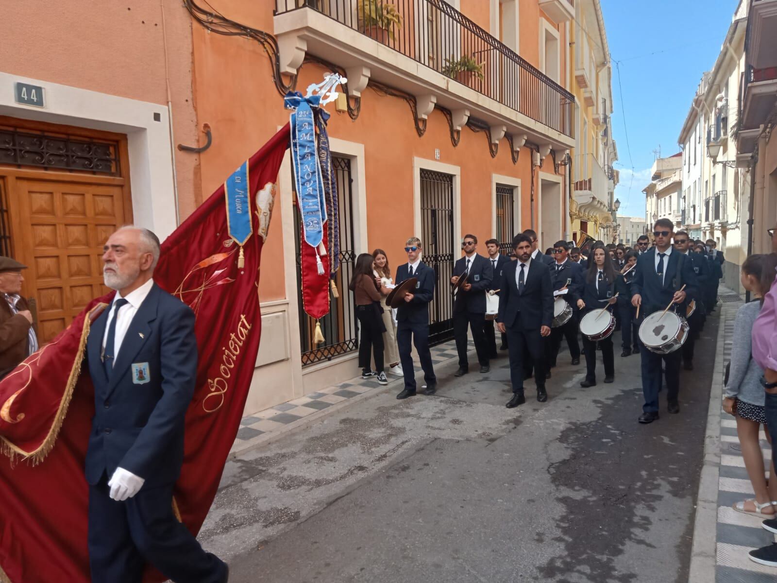 La Sociedad Unió Musical de Biar en el desfile
