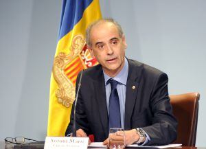 El Jefe del Gobierno andorrano, Antoni Martí