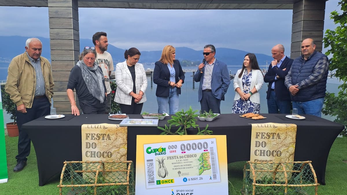 El cupón de la ONCE promocionará la Festa do Choco de Redondela en toda España