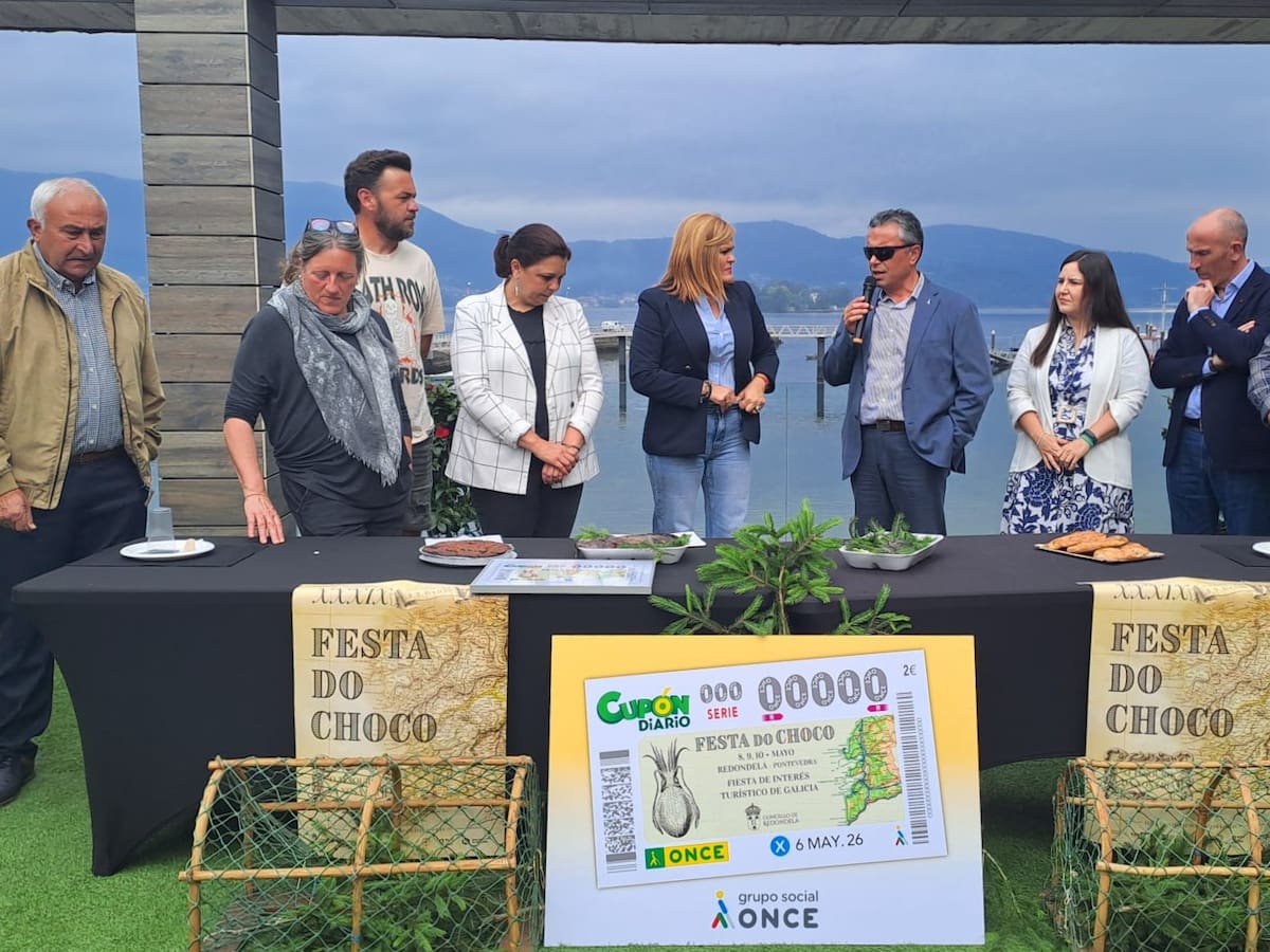 El cupón de la ONCE promocionará la Festa do Choco de Redondela en toda España