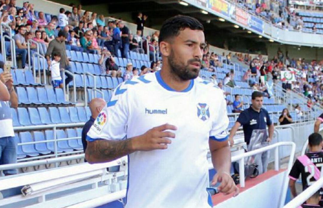 Alberto Jiménez, jugador del Tenerife