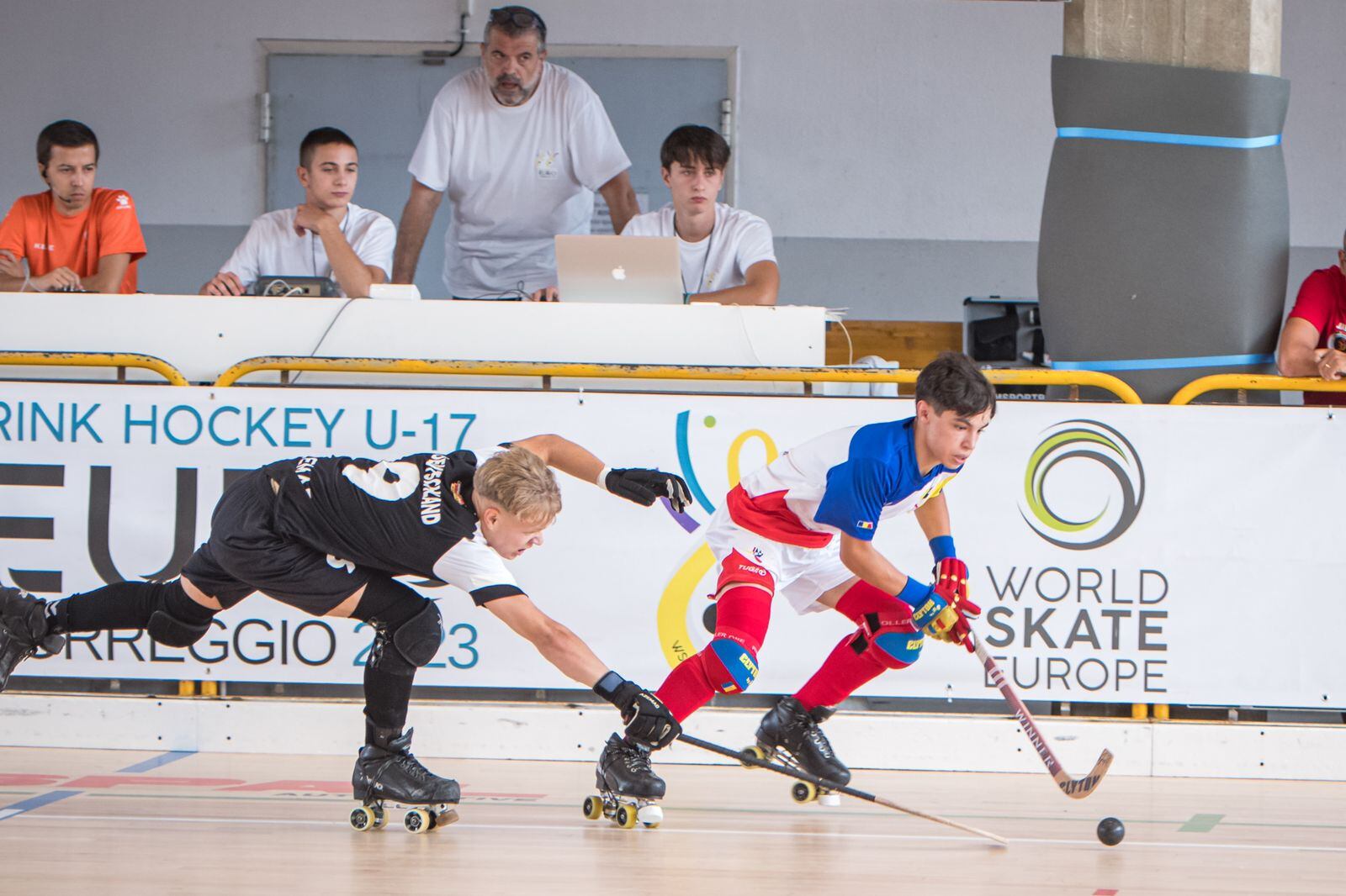 Un instant del partit.