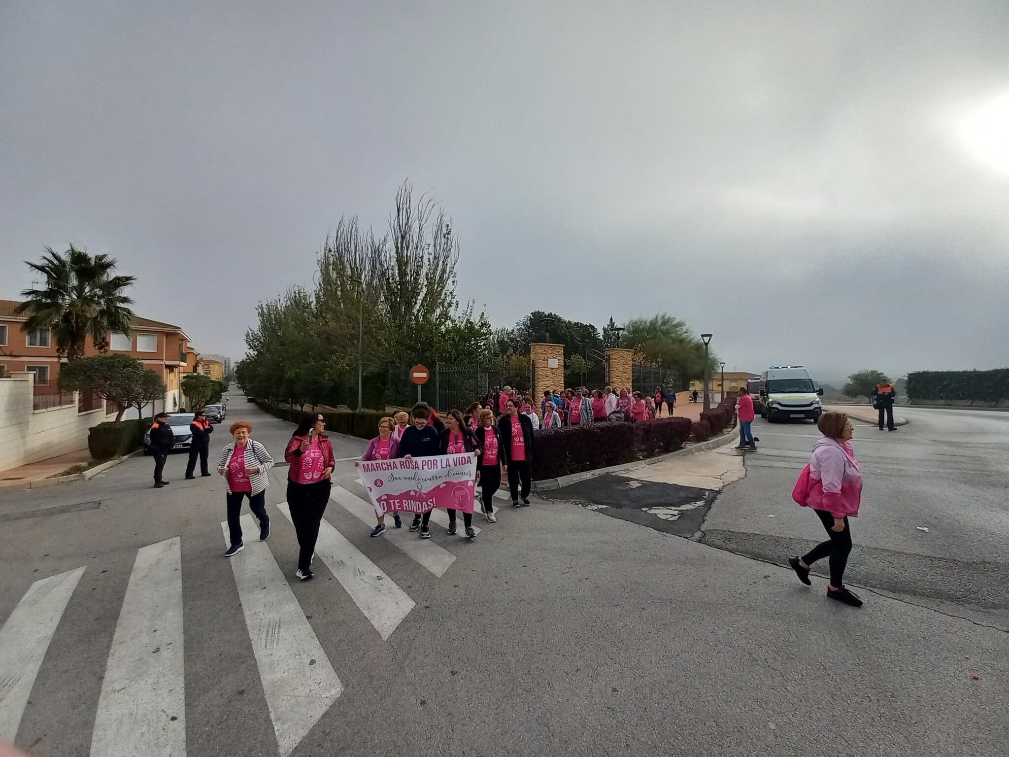Marcha contra el cáncer en Sax