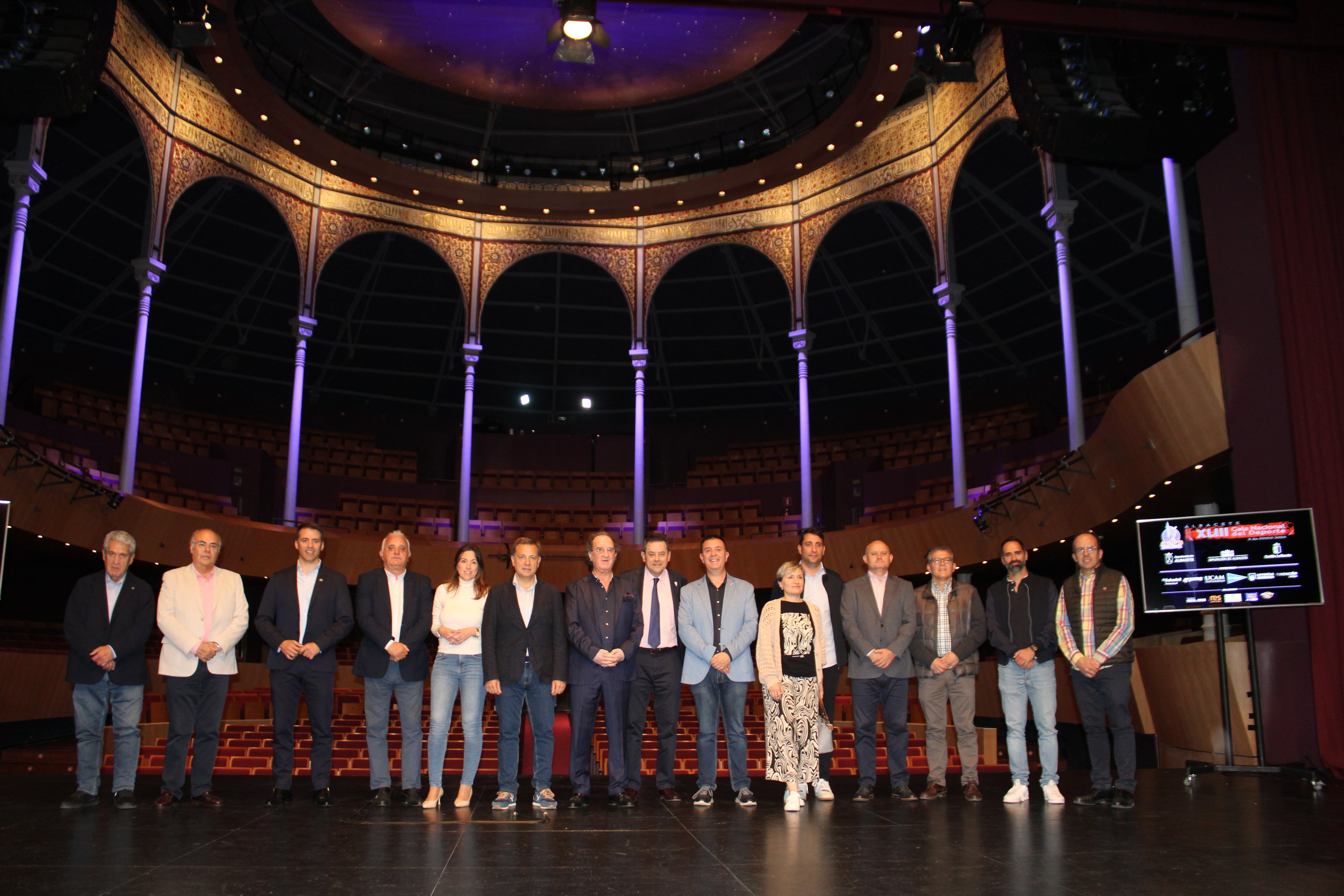 El Teatro Circo de Albacete acoge la presentación de la XLIII Gala Nacional del Deporte.