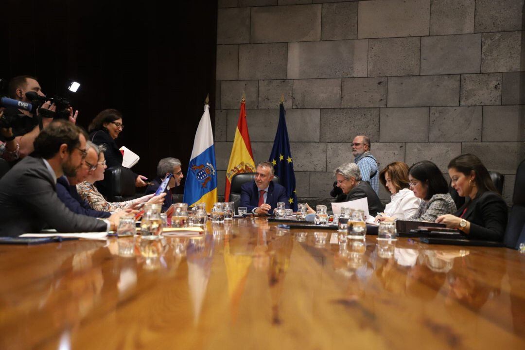 Reunión del Consejo de Gobierno de Canarias