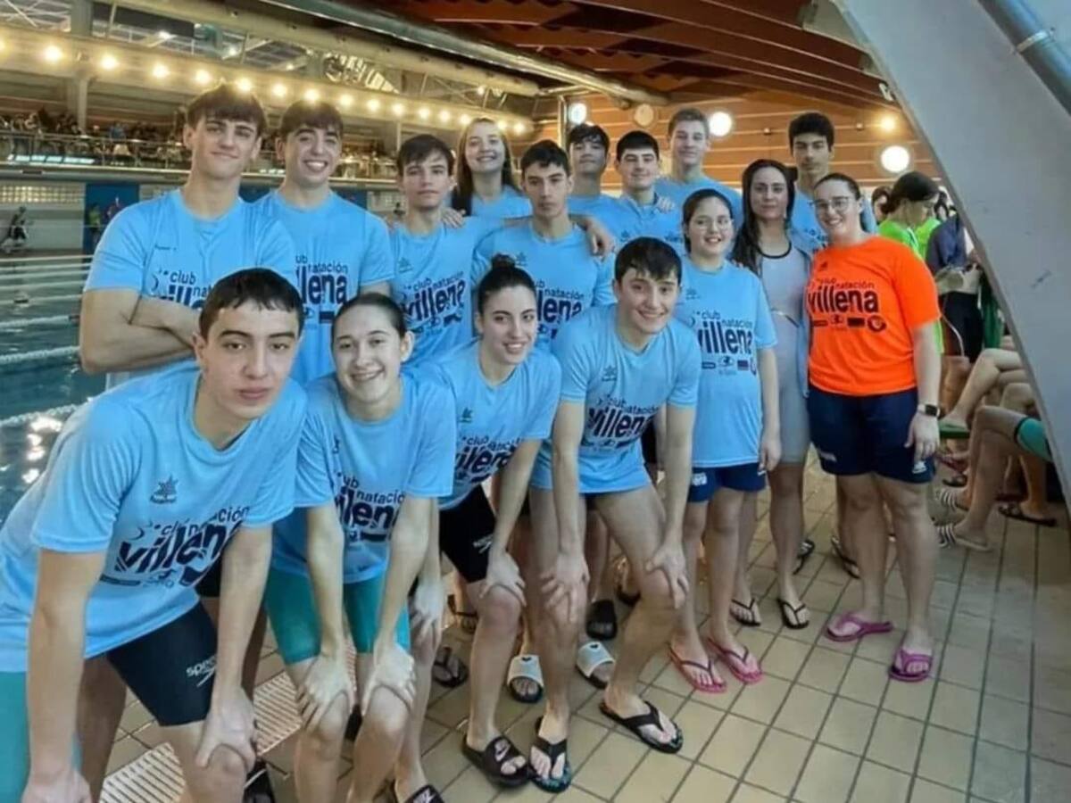 El Club Natación Villena en la 4ª Jornada de liga infantil y 4º Control Junior y Absoluto