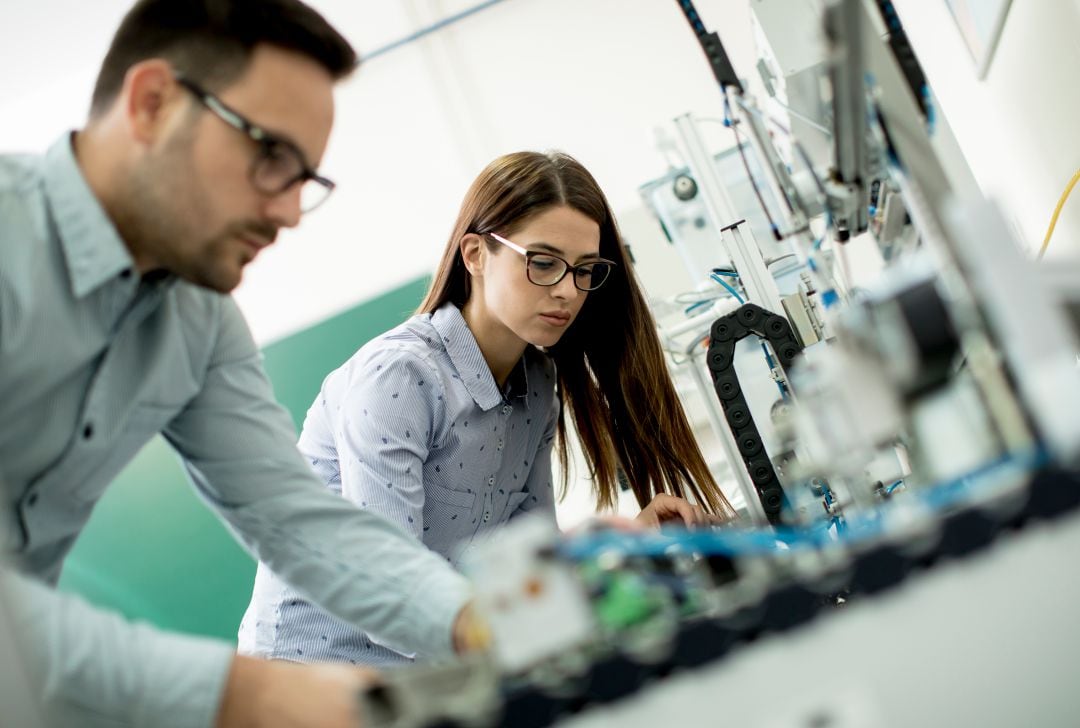 Jóvenes investigadores en una foto de archivo.