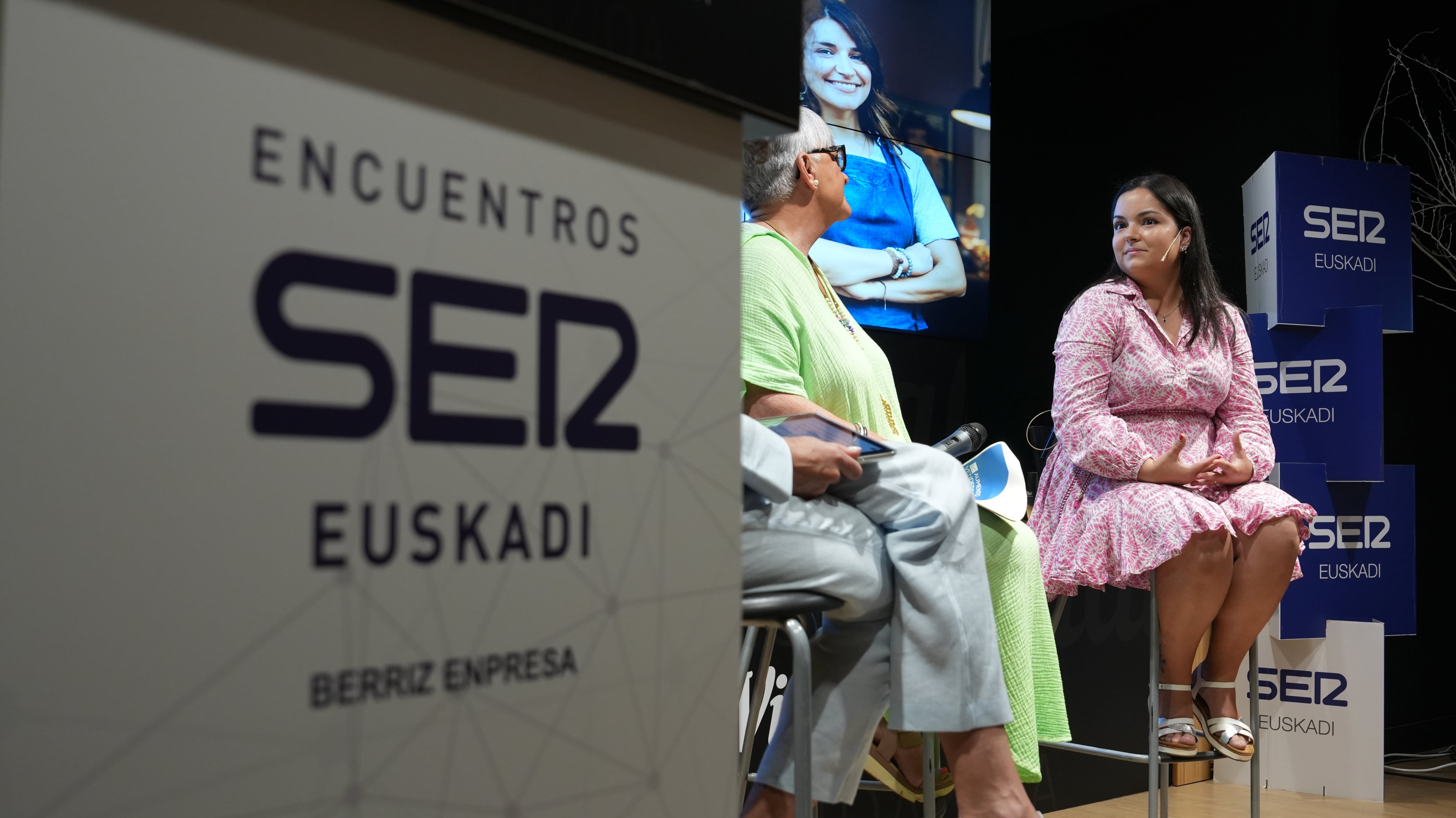 Saray Sánchez de &#039;érase1vez&#039; en los Encuentros SER Euskadi &#039;Berriz enpresa&#039; de Vitoria