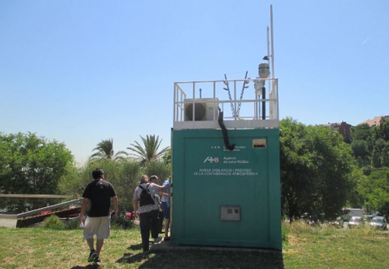 Una estació de la Xarxa de Vigilància i Previsió de la Contaminació Atmosfèrica