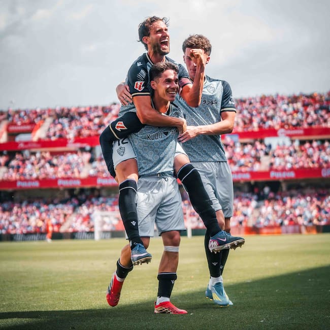 El Almería no se cansa de marcar goles esta temporada.