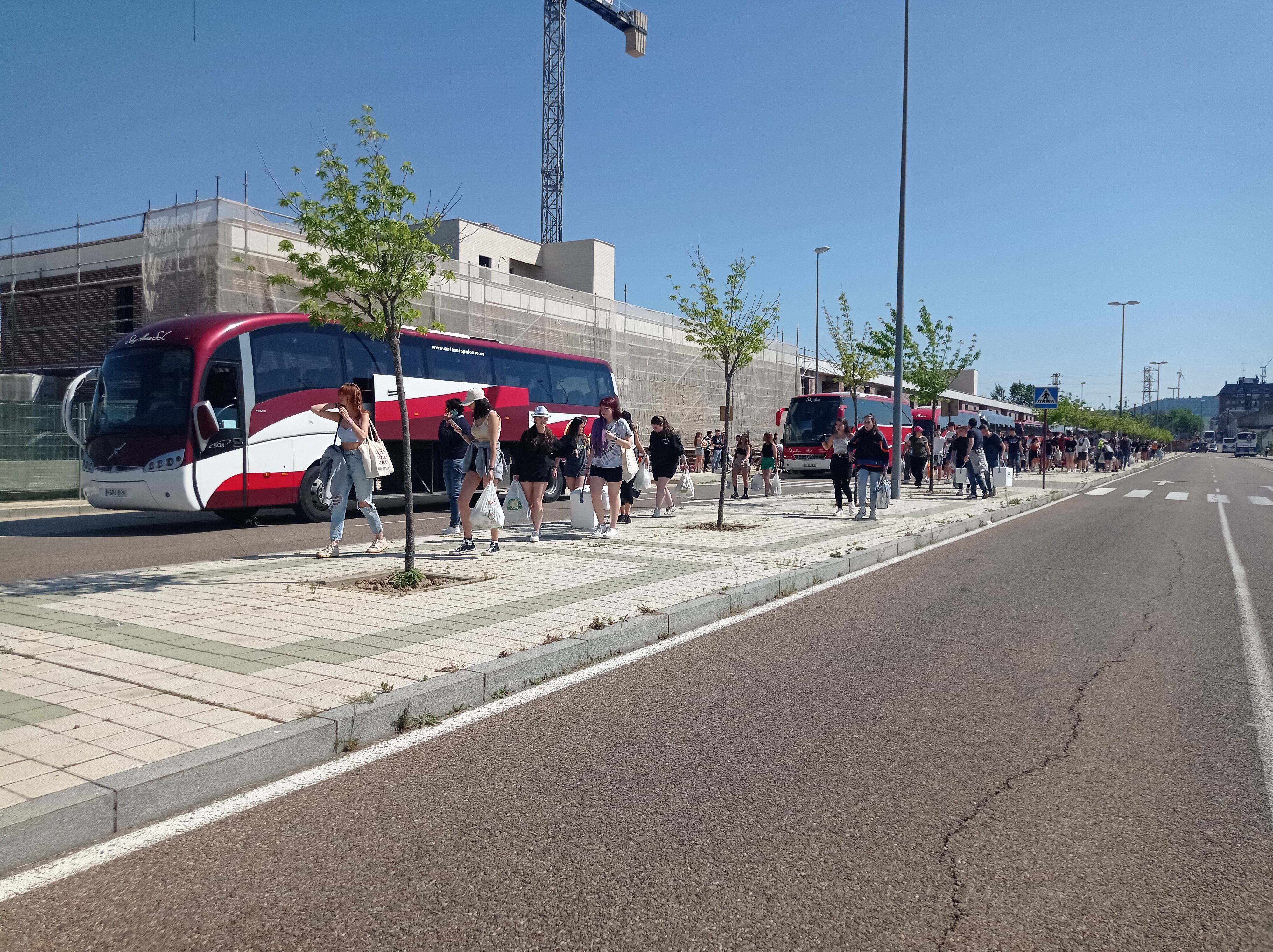 Jóvenes llegados de otras provincias llegan a Palencia para celebrar la fiesta de la ITA