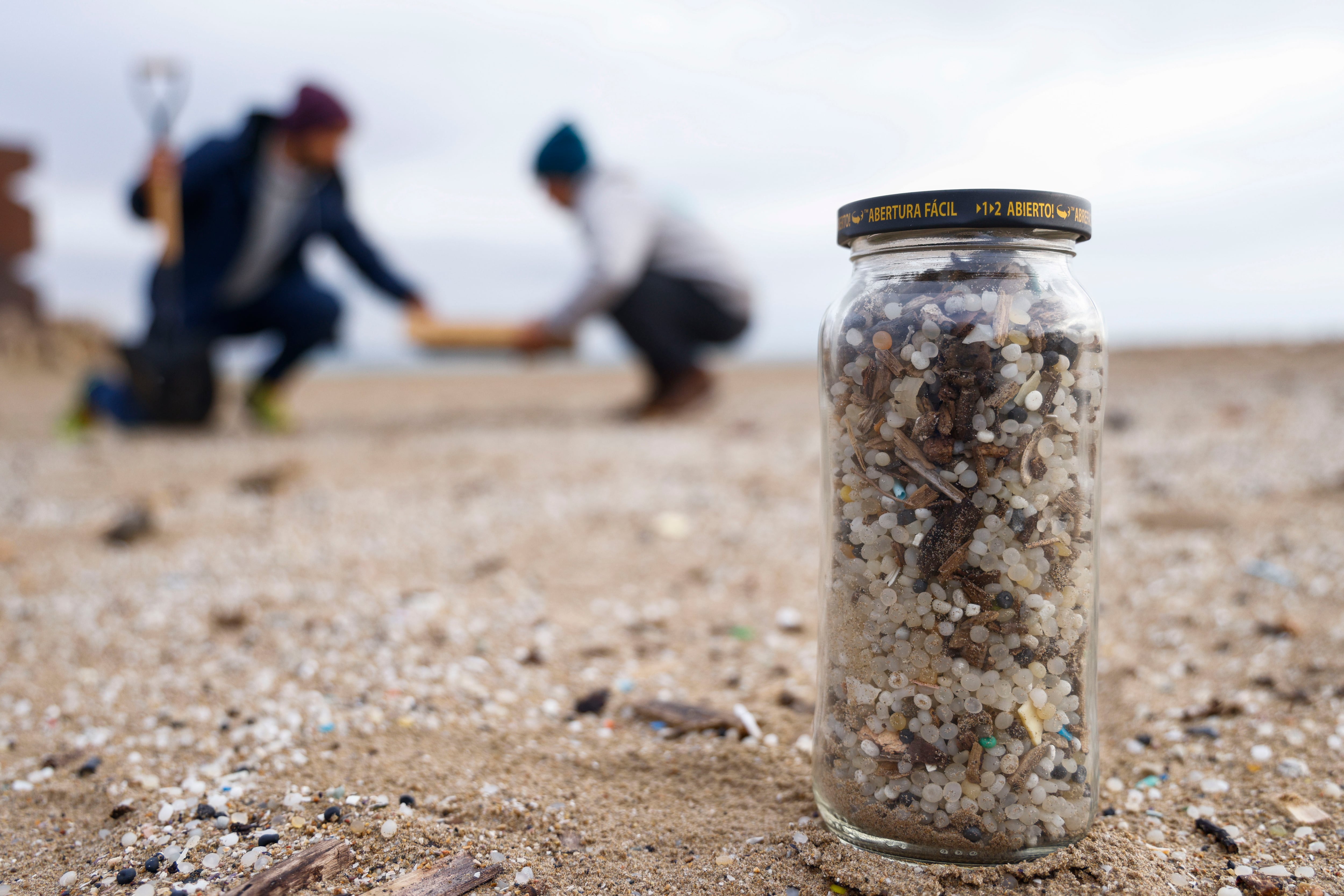 Microplásticos en las playas