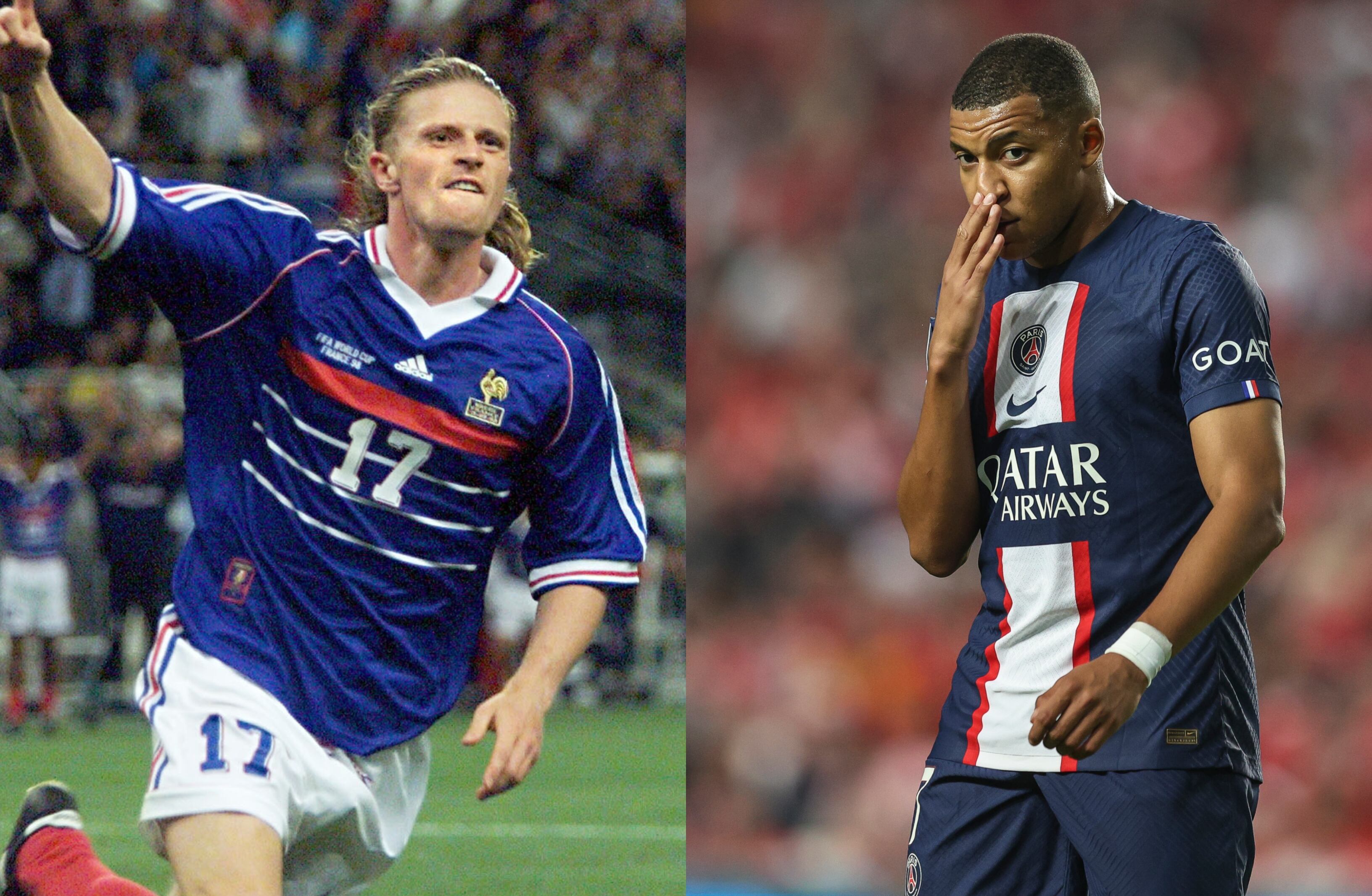 Emmanuel Petit y Kylian Mbappé, en imagen de archivo