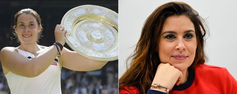 Bartoli en 2013 y actualmente.