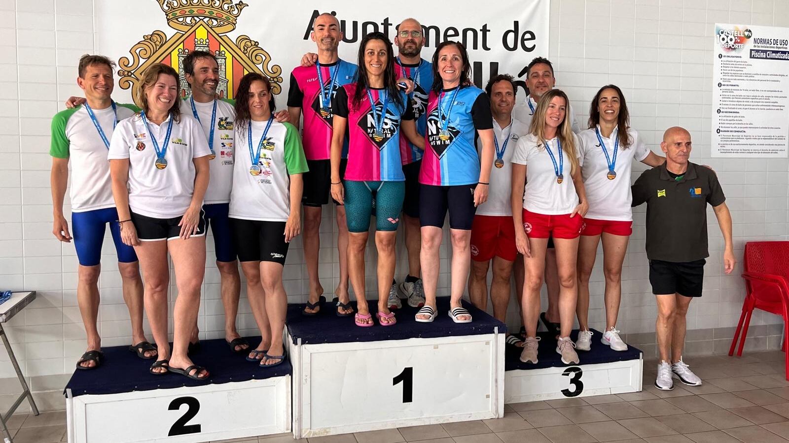 Magnífico papel del Naturalswim Master Petrer en Castellón