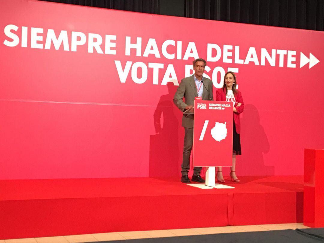 El candidato del PSOE al Parlamento Europeo Juan Fernando López Aguilar.