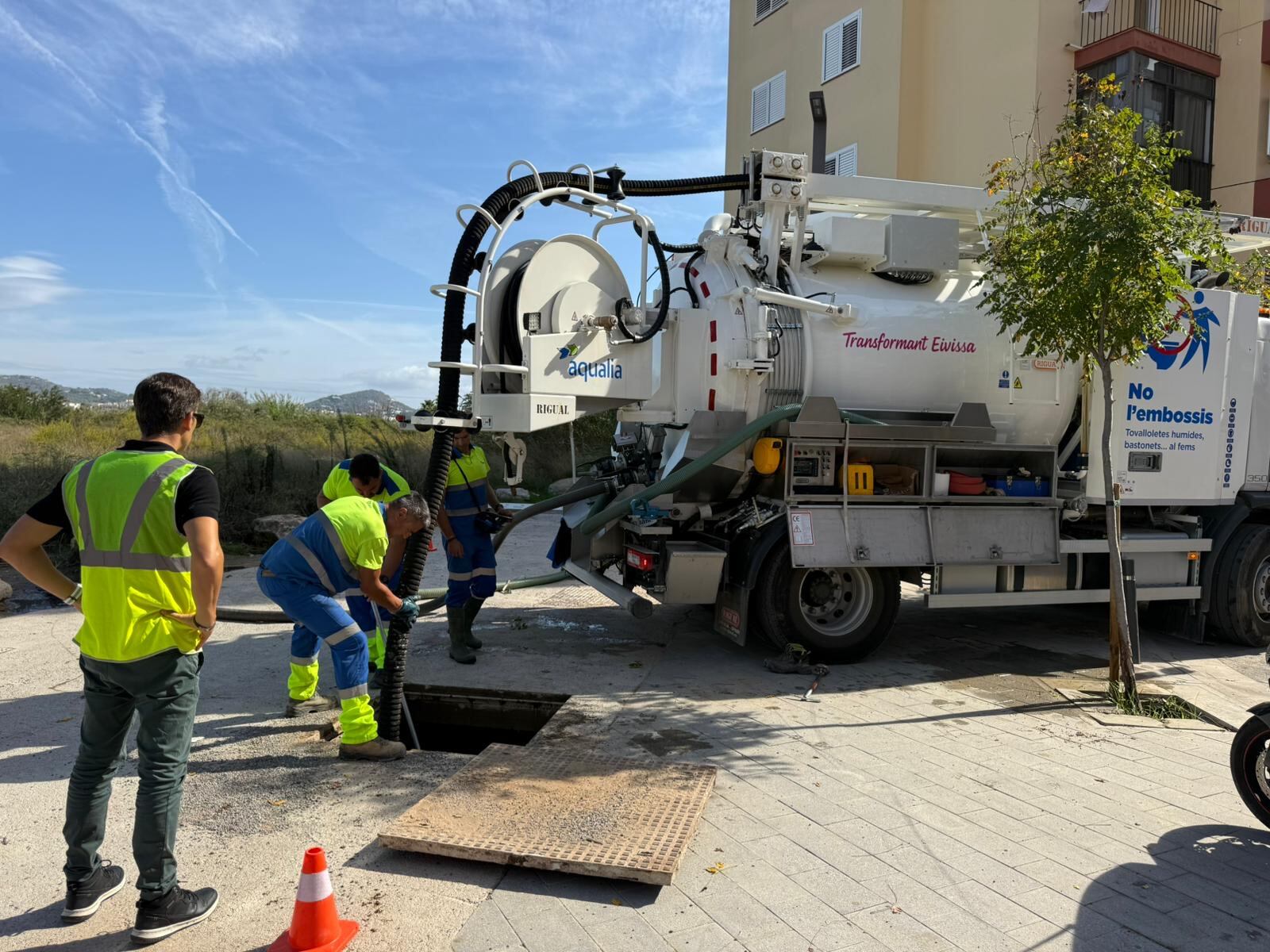 Imagen de los trabajos