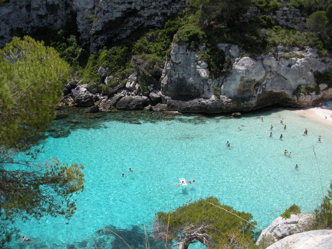 Cala Macarelleta, en Menorca