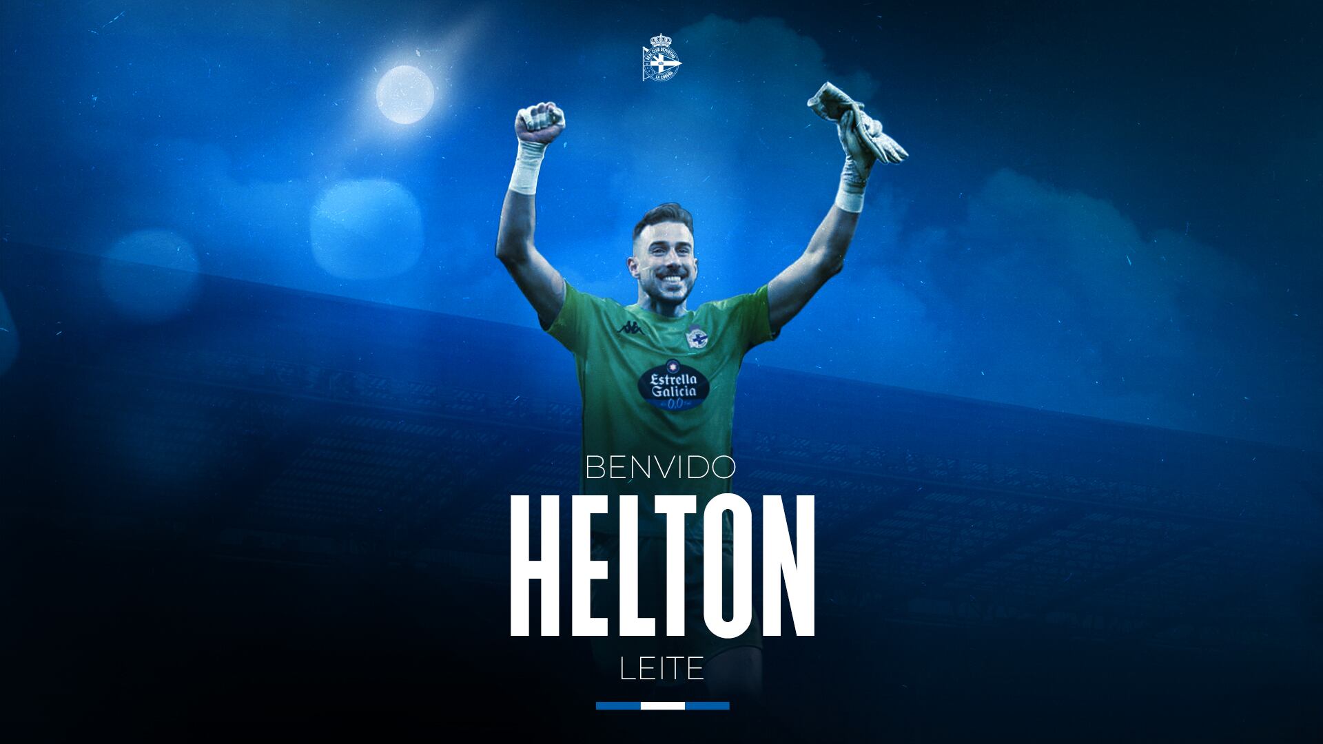 Helton Leite, portero del Deportivo