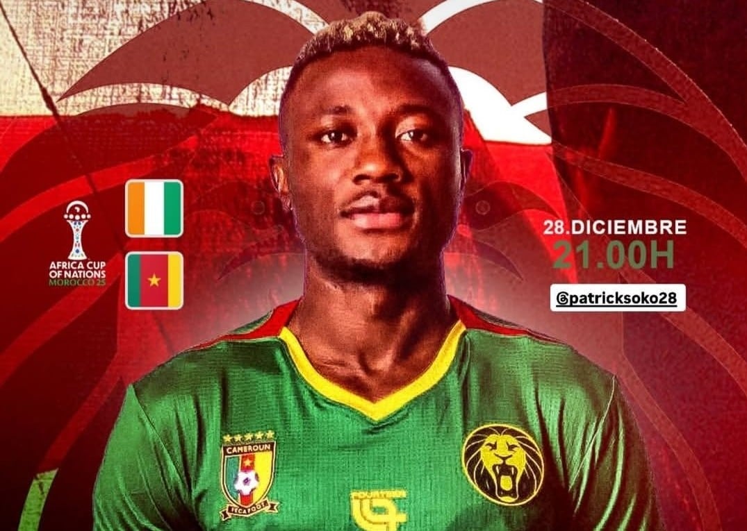 Pastilla que ha publicado Patrick Soko en su Instagram con motivo del partido ante Costa de Marfil.