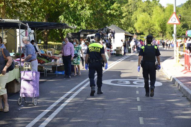 Día de reapertura en el Mercadillo de los Lunes