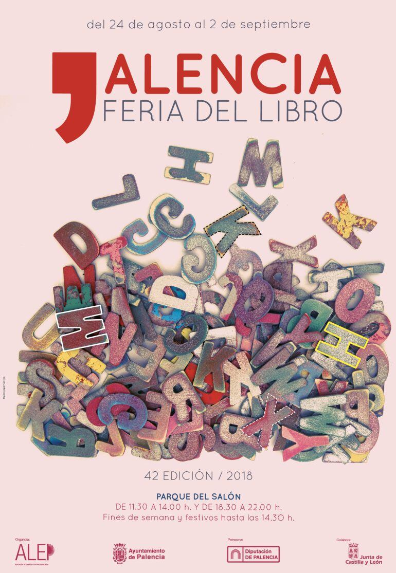 Cartel de la Feria del Libro de Palencia