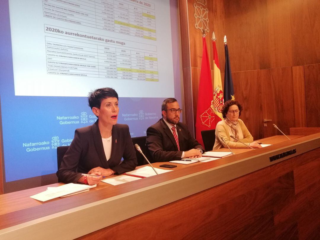 Rueda de prensa de los consejeros este miércoles. 