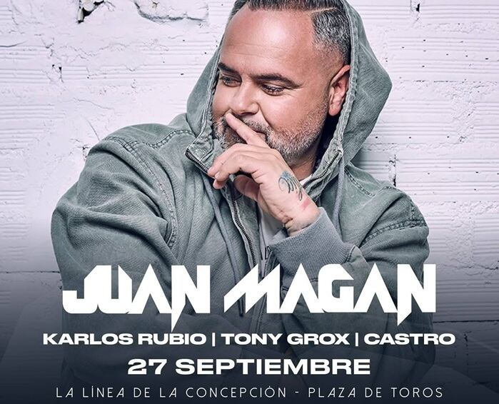 Cartel del concierto de Juan Magán