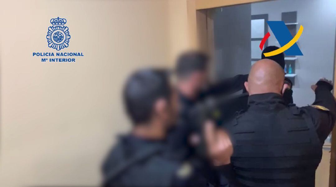 Un momento de la operación.