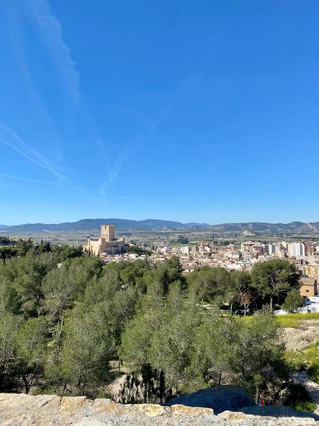 Villena, desde Las Cruces