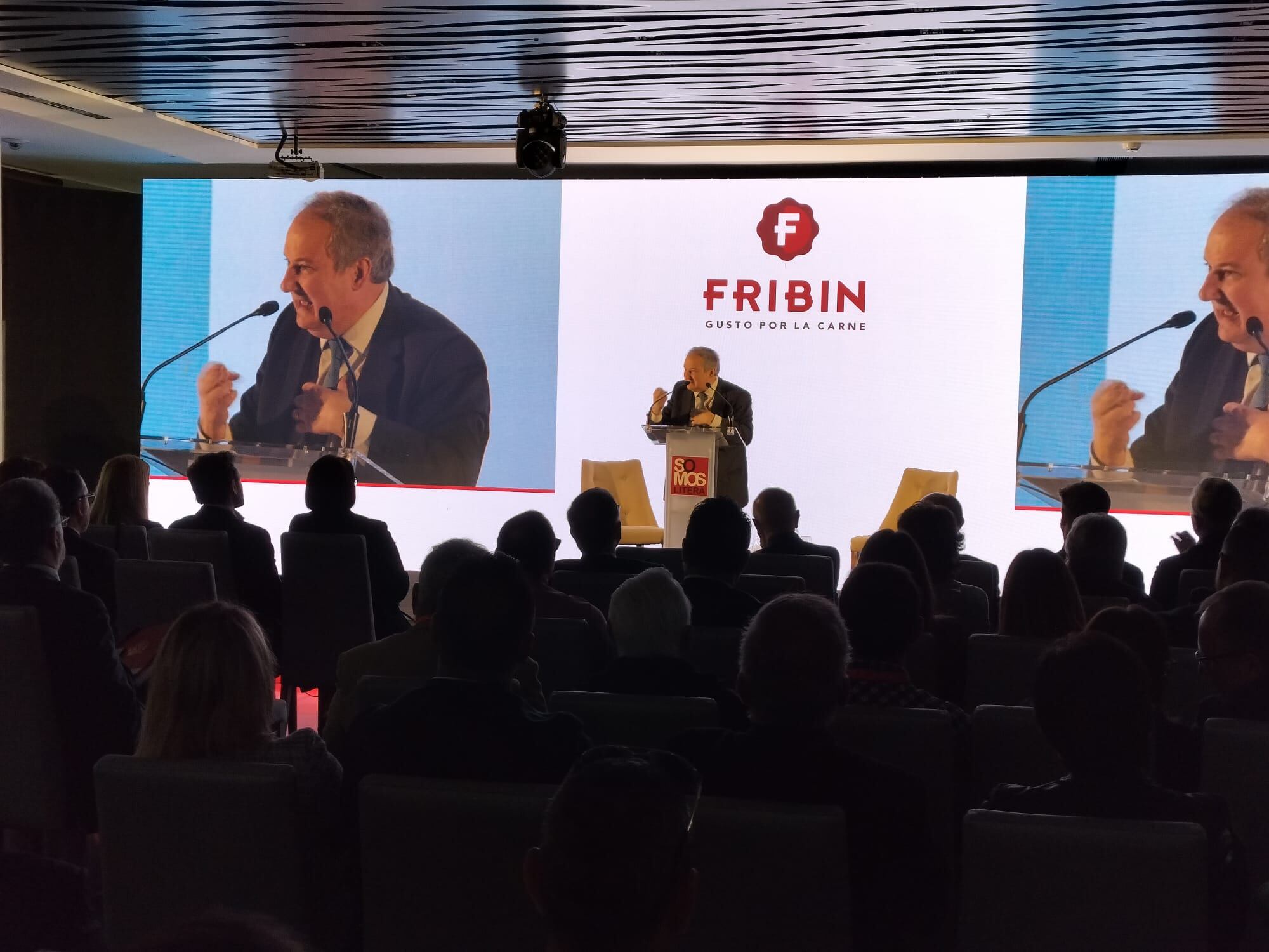 Jordi Hereu durante su intervención en Binéfar