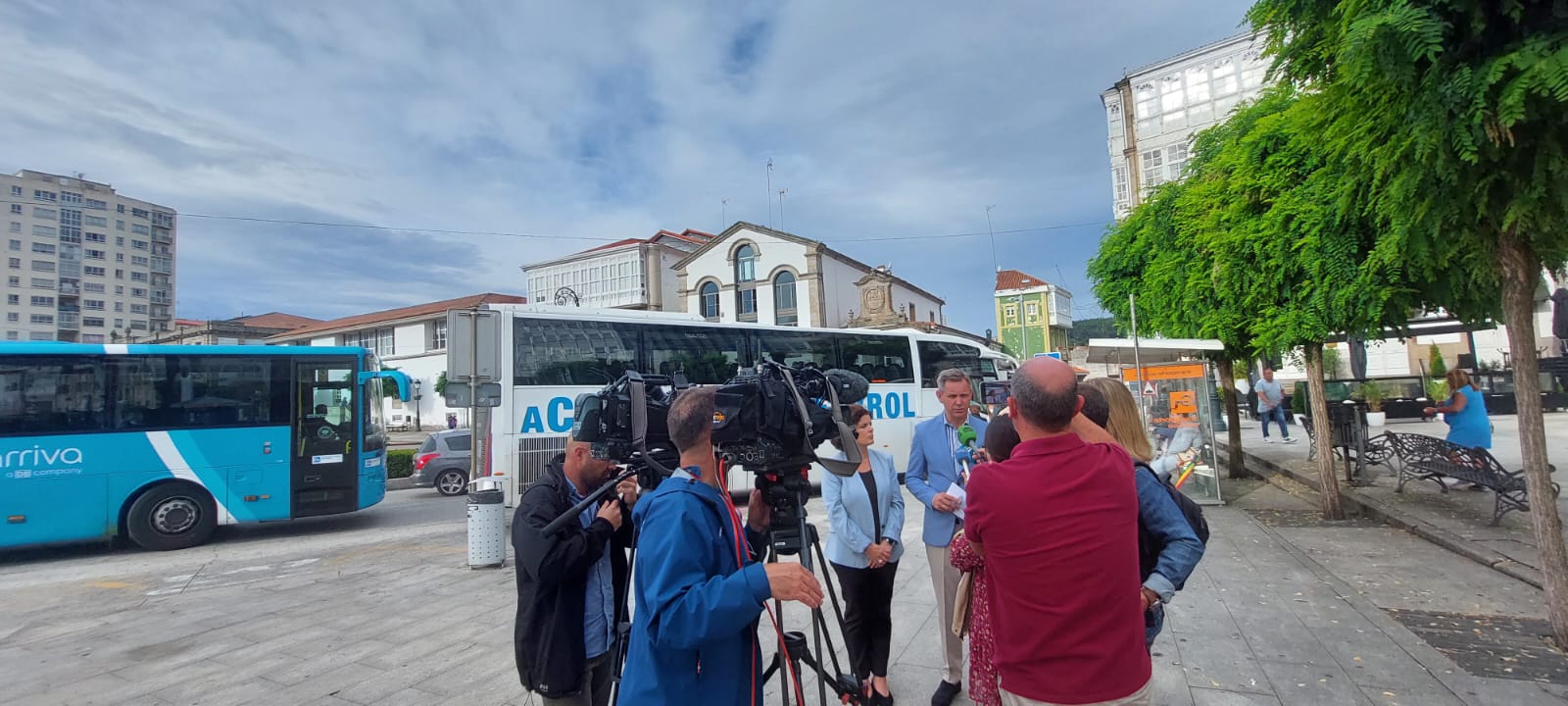 El delegado del Gobierno en Galicia, José Miñones, en Betanzos