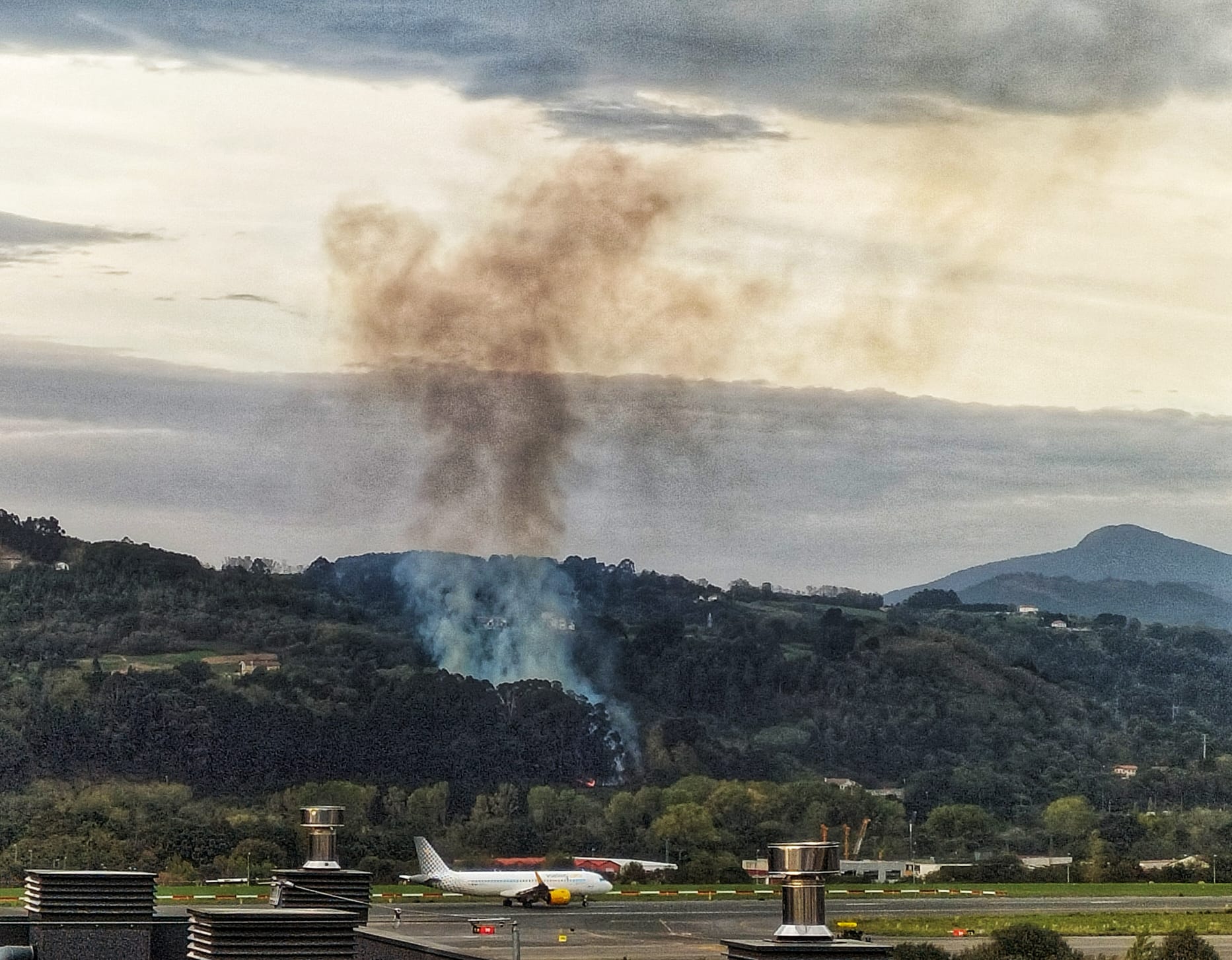 incendio en Larrondo