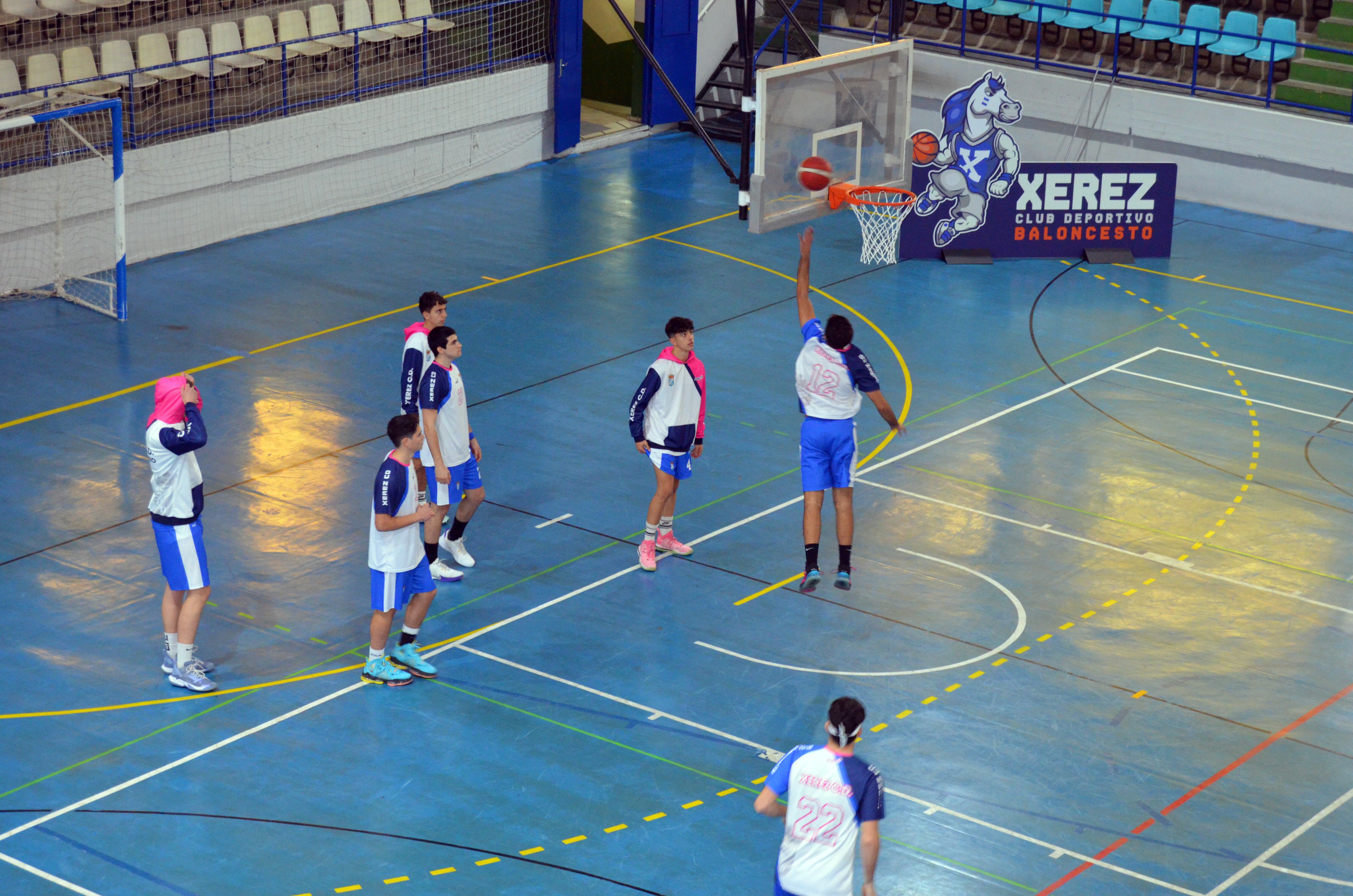 Entrenamiento del Xerez CD de Baloncesto