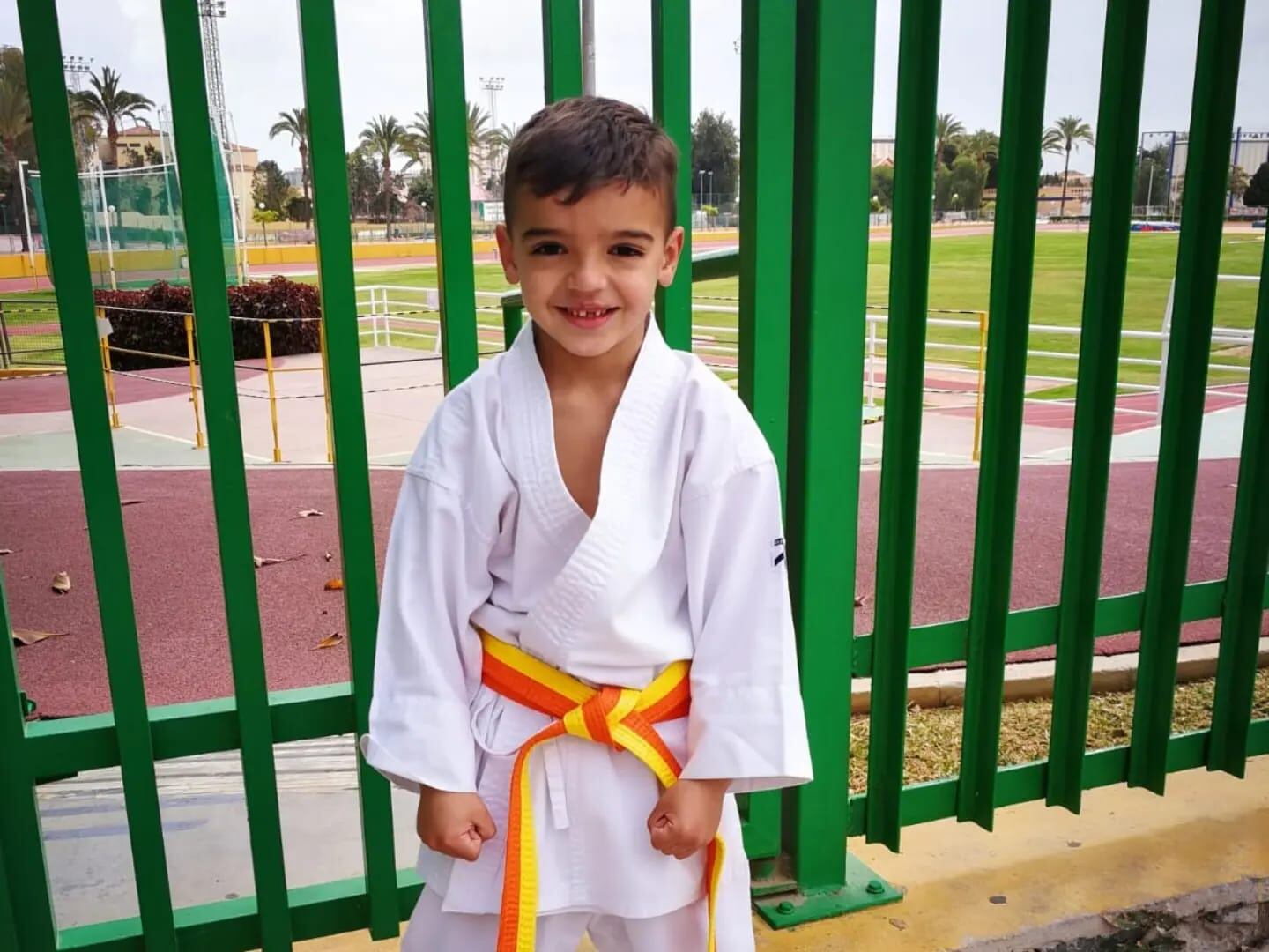 Lucas Aranda, alumno del club Dakentai