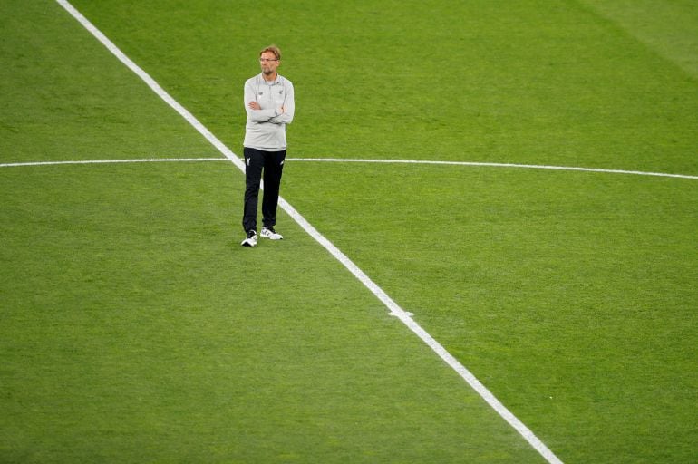 Klopp, en el césped de Kiev