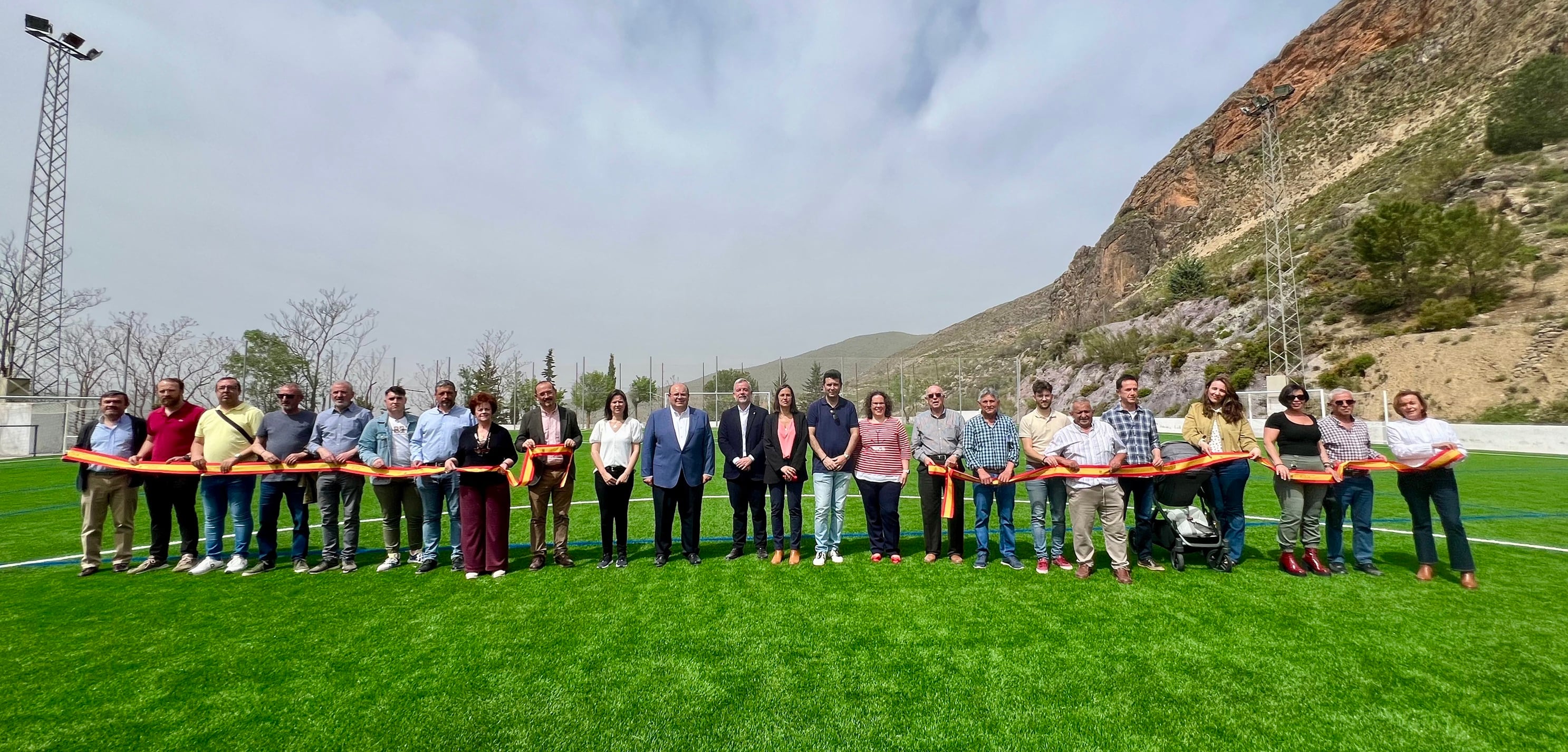 Inauguración campo de fútbol de Güejar Sierra (Granada)