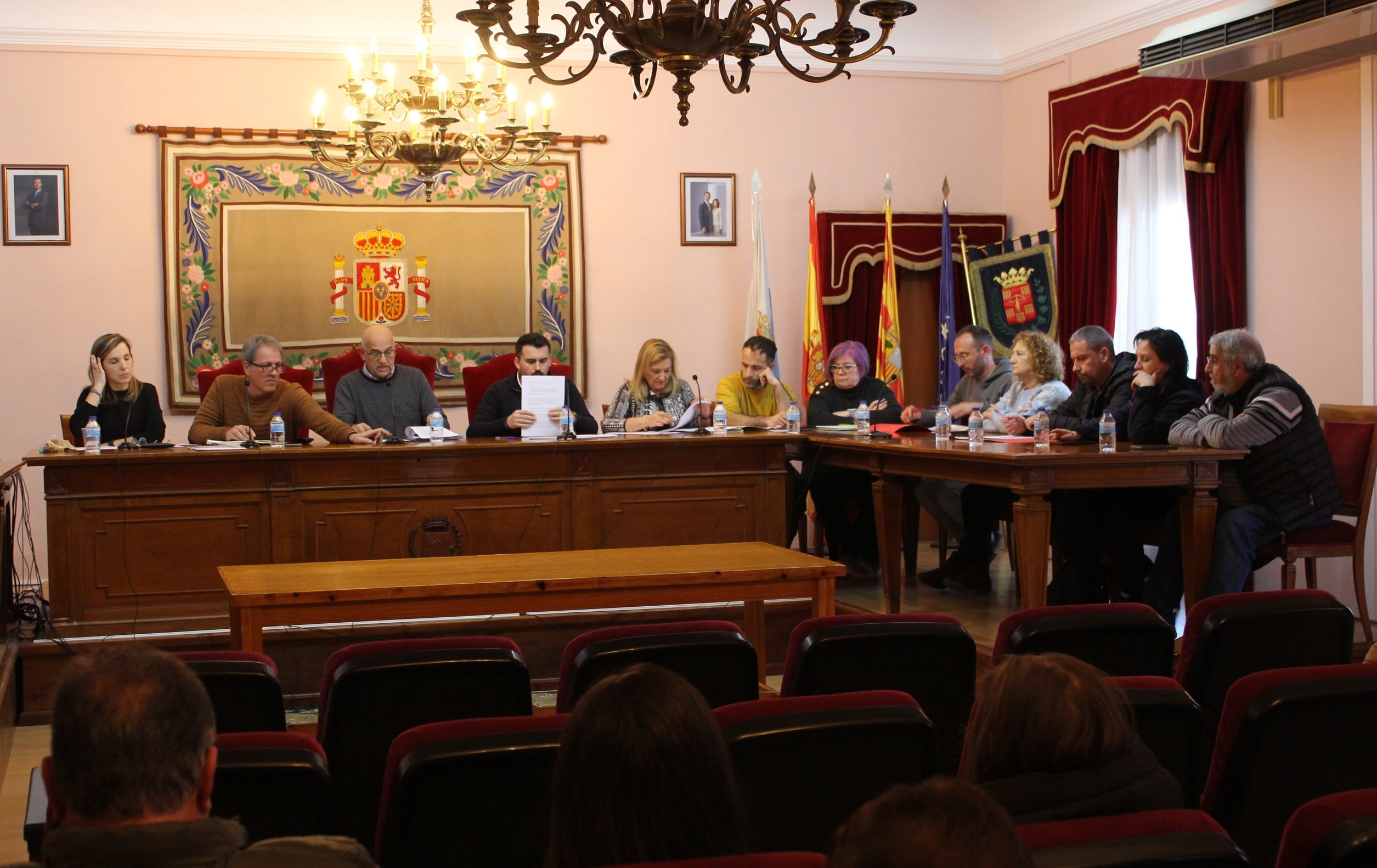 Pleno en el Ayuntamiento de Sariñena