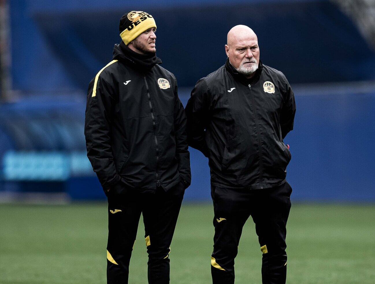 El successor i l'antecessor, Boris Antón al costat de Ramon Calderé