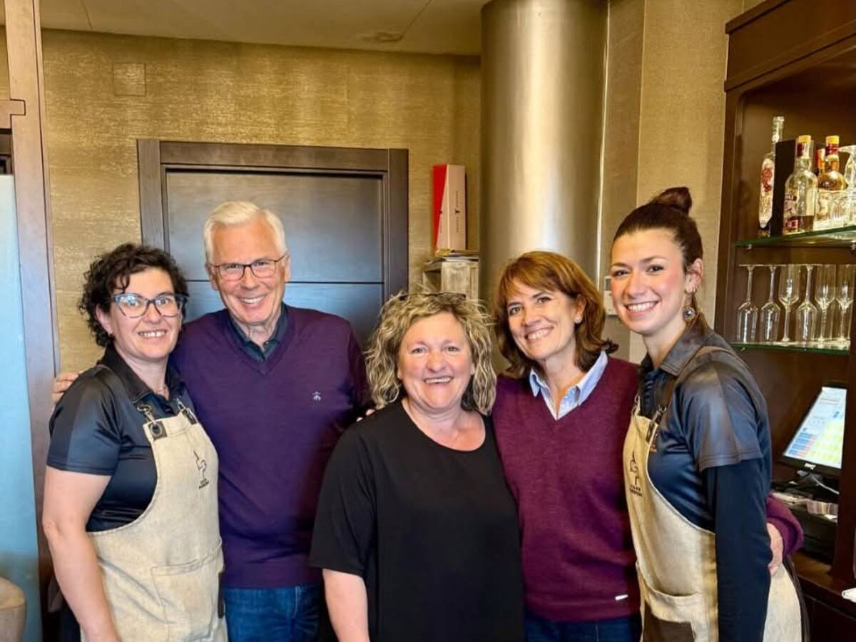 Baltasar Garzón y Dolores Delgado visitan Alquézar
