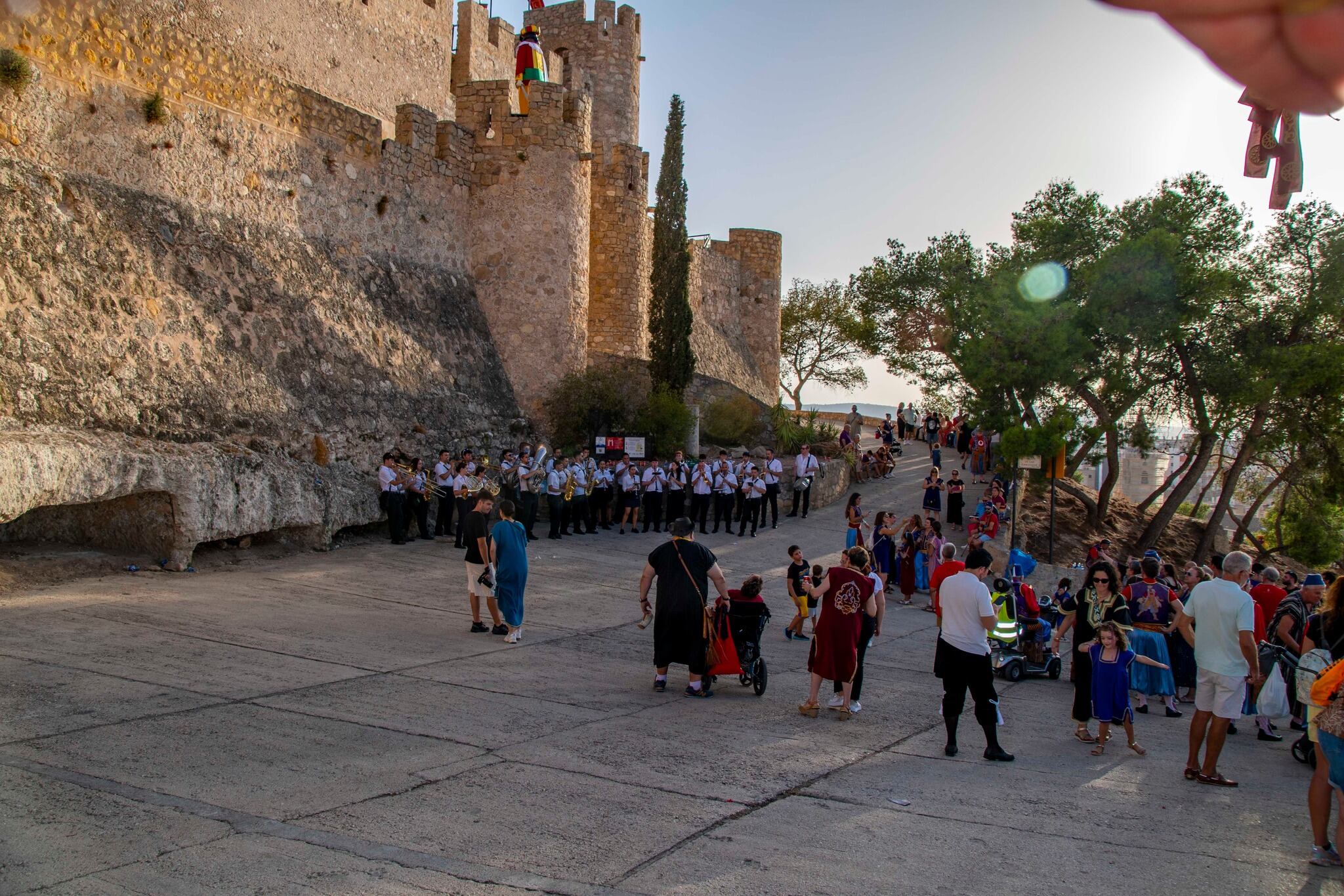 Merienda en el castillo de los Realistas