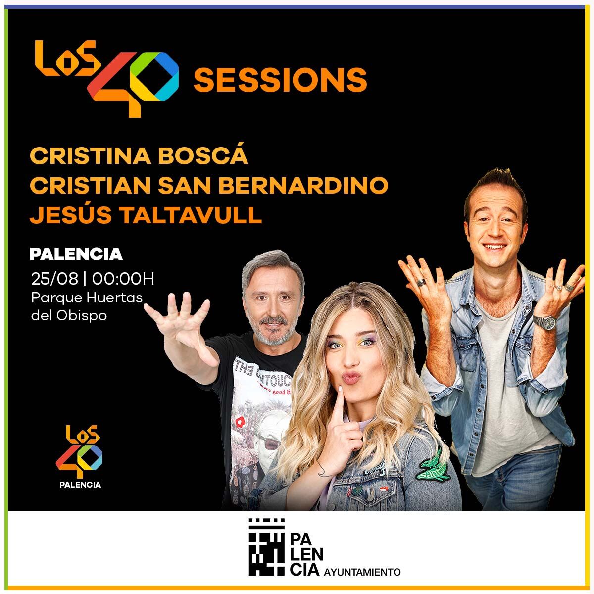 Cartel de Los40 Sessions San Antolín 2023 en Palencia