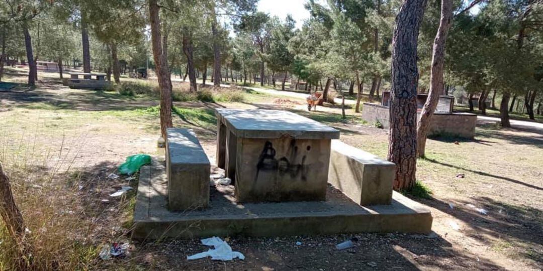 Actos vandálicos en el paraje de San Isidro