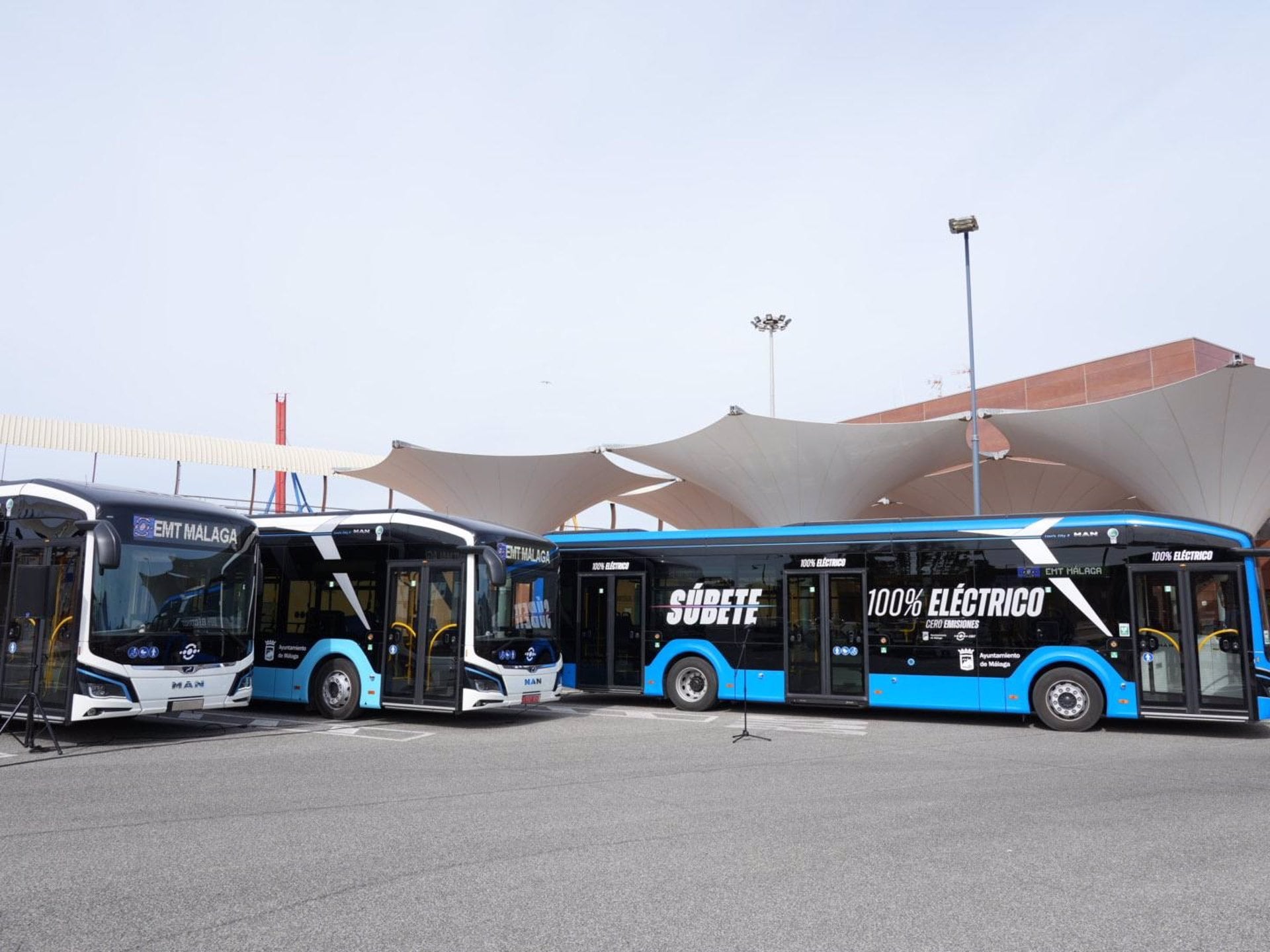 Ayuntamiento comienza la incorporación progresiva de 30 autobuses 100% eléctricos a la flota de la EMT