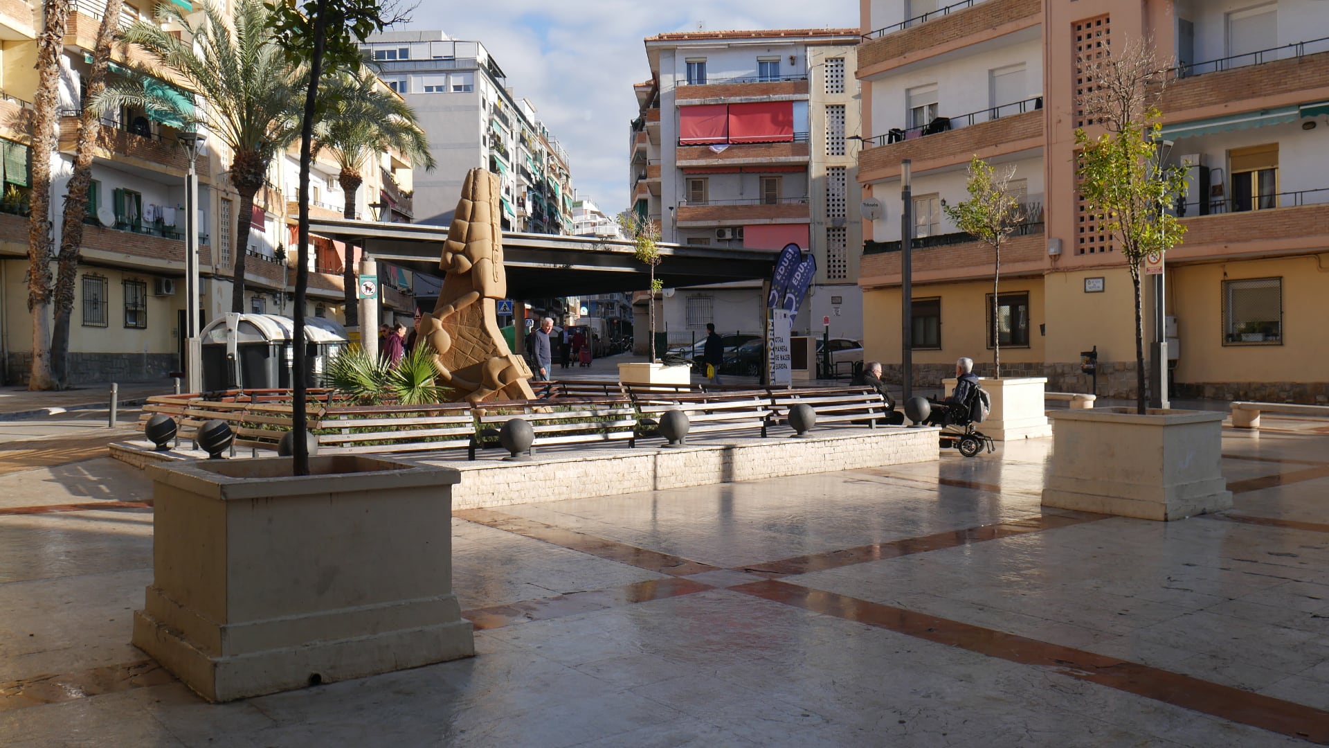 Este es el estado actual de la Plaza de Neptuno / Benidorm