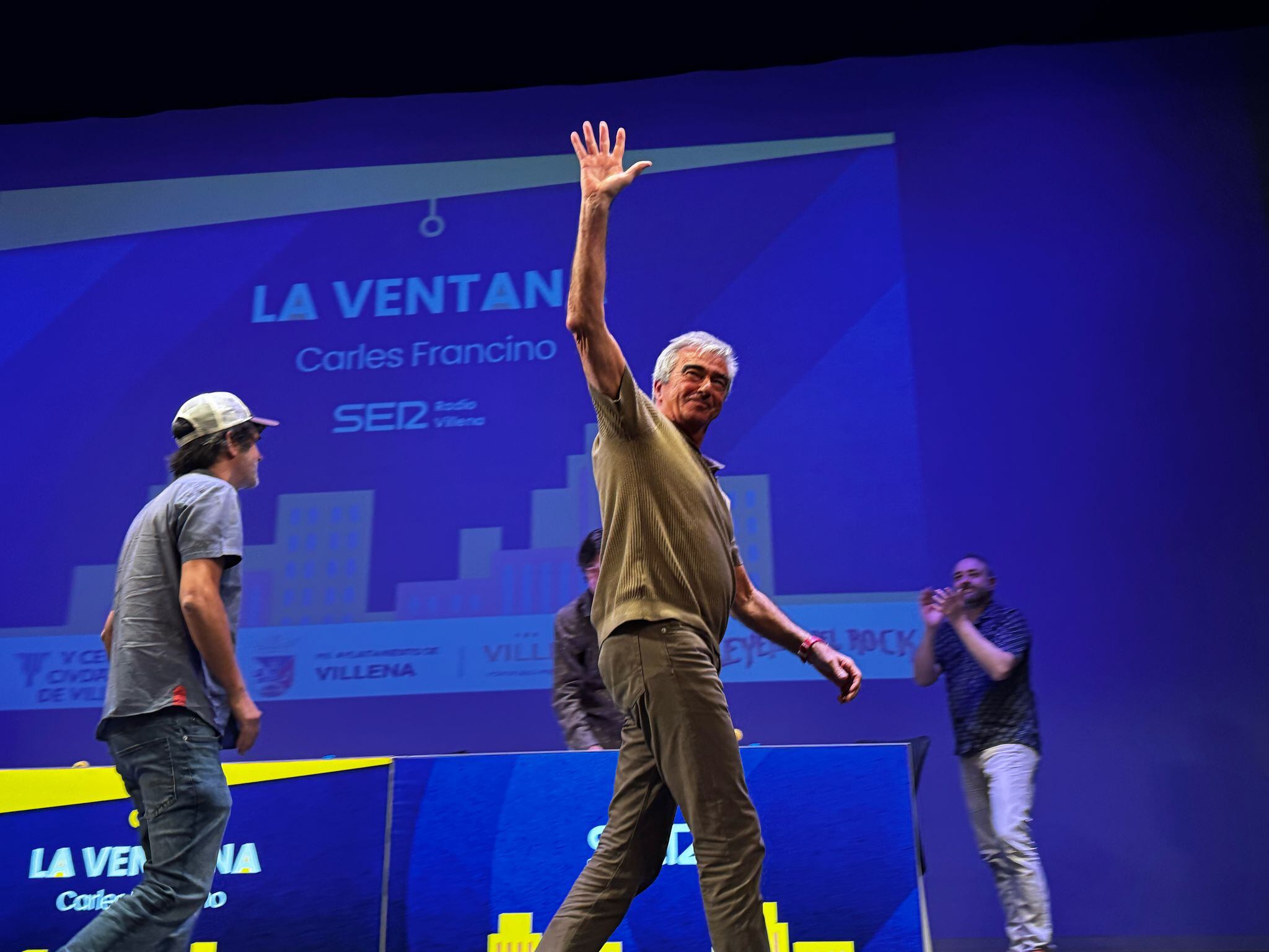 Carles Francino, el pasado día 11 en Villena