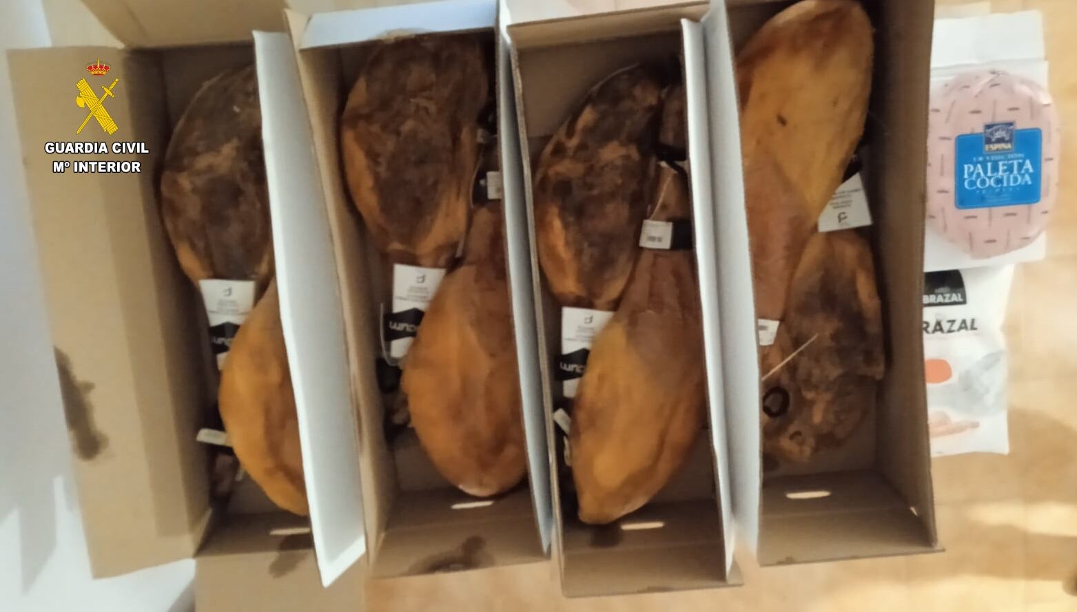 Robo de jamones en Barbastro