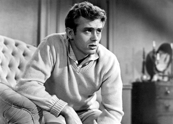 James Dean en una momento de &#039;Al Este del Edén&#039;