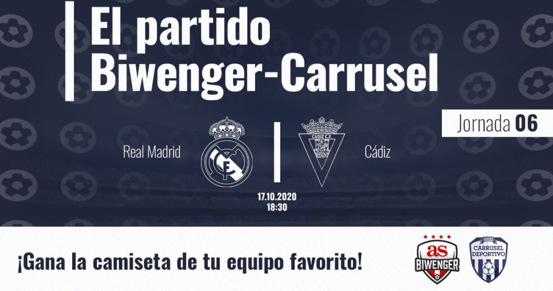 El Real Madrid - Cádiz es el próximo partido Biwenger - Carrusel.