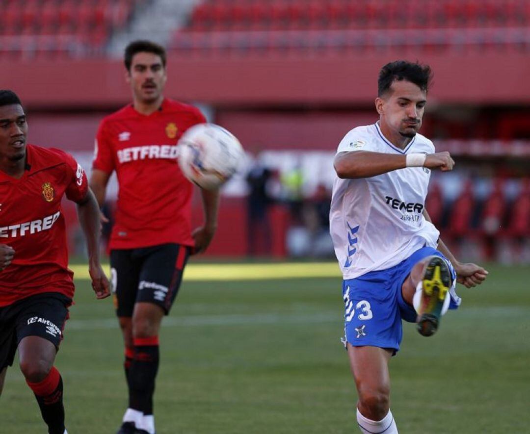 Álex Muñoz, durante la primera mitad.